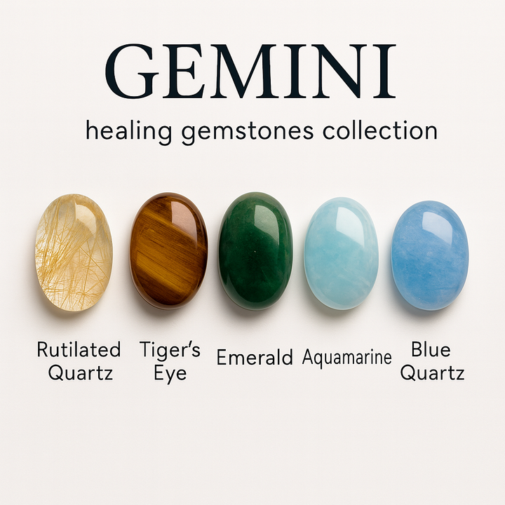 "Gemini" Zodiac Sign Gemstone Collection Bag
