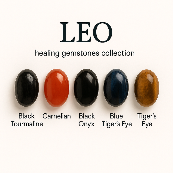 "Leo" Zodiac Sign Gemstone Collection Bag