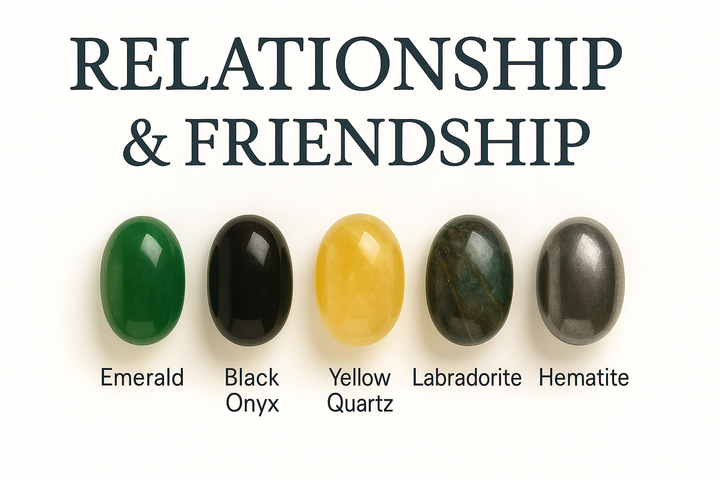 "Relationship & Friendship Health" Healing Gemstone Collection Bag