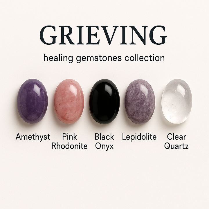 "Grieving / Bereavement" Healing Gemstone Collection Bag