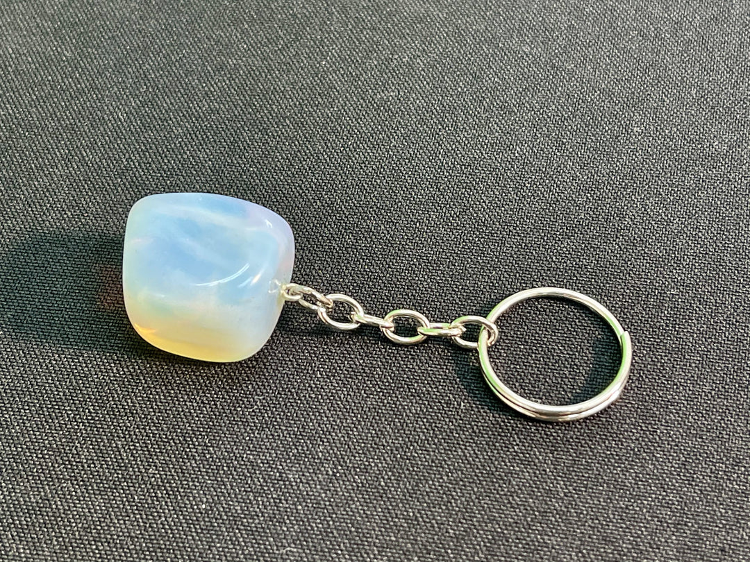 "FUNKY FORTUNE TELLER" Opalite Crystal High Quality Keychain