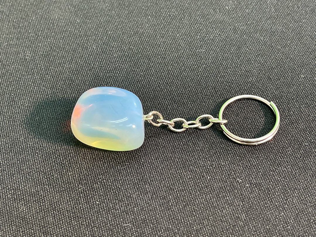 "FUNKY FORTUNE TELLER" Opalite Crystal High Quality Keychain