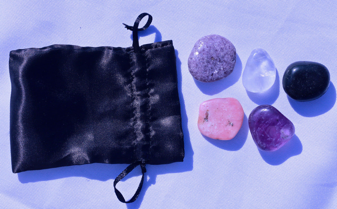 "Grieving / Bereavement" Healing Gemstone Collection Bag