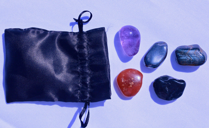 "Sobriety / Addiction Recovery" Healing Gemstone Collection Bag