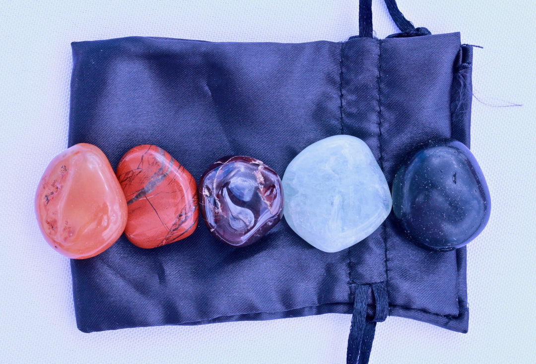 "Aries" Zodiac Sign Gemstone Collection Bag