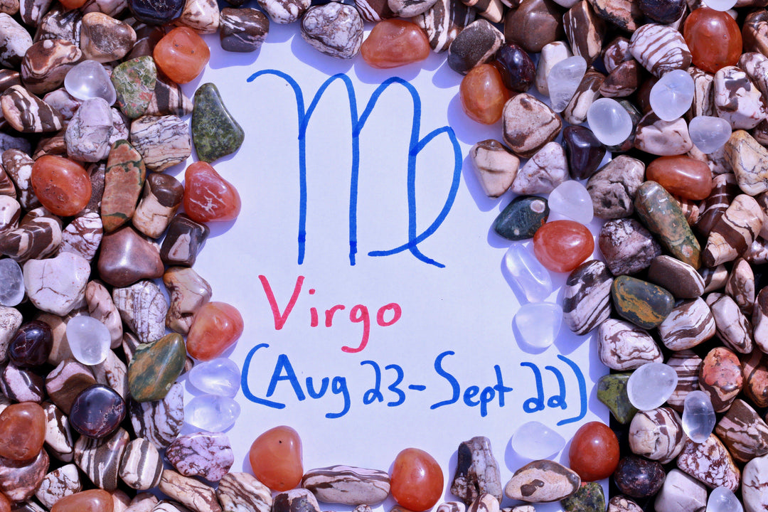 "Virgo" Zodiac Sign Gemstone Collection Bag