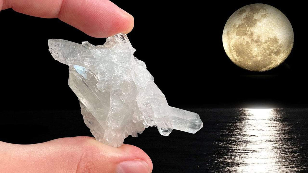 "LITTLE LIGHTNING" Quartz Crystal Cluster Very High Quality