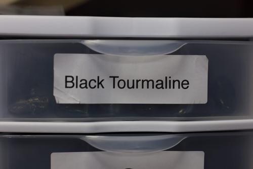 Black Tourmaline Tumbled Stone-Cosmic Cuts