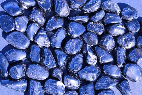 Black Tourmaline Tumbled Stone-Cosmic Cuts