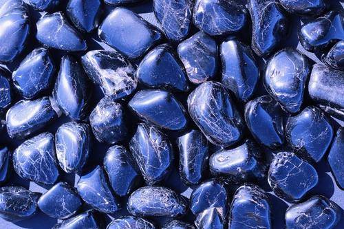 Black Tourmaline Tumbled Stone-Cosmic Cuts