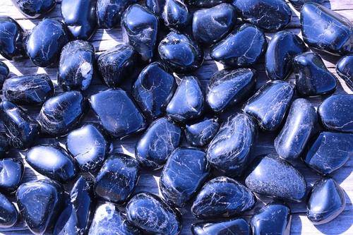 Black Tourmaline Tumbled Stone-Cosmic Cuts
