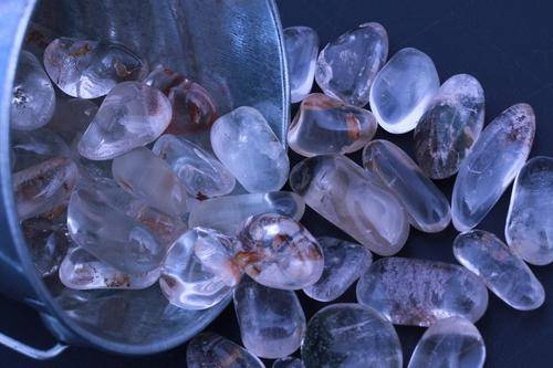 Lodolite Tumbled Stone-Cosmic Cuts