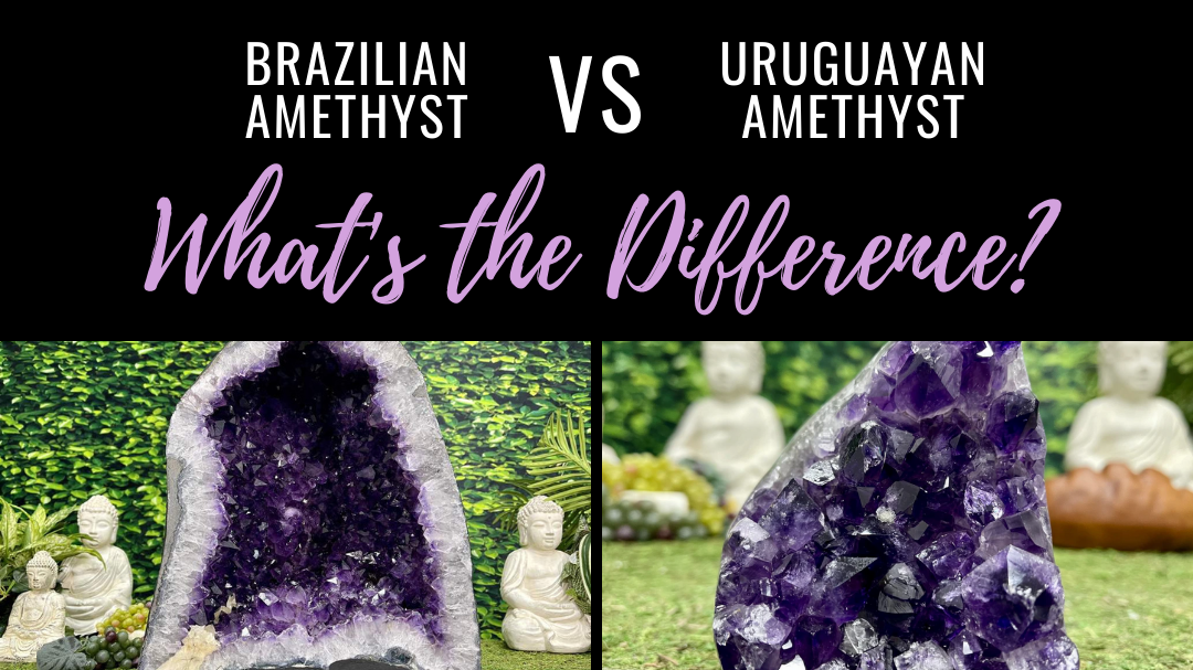 Brazilian Amethyst vs Uruguayan Amethyst