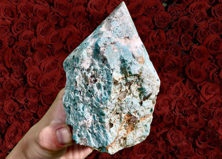 "HEALING GLACIER" Amazonite High Quality Crystal Point