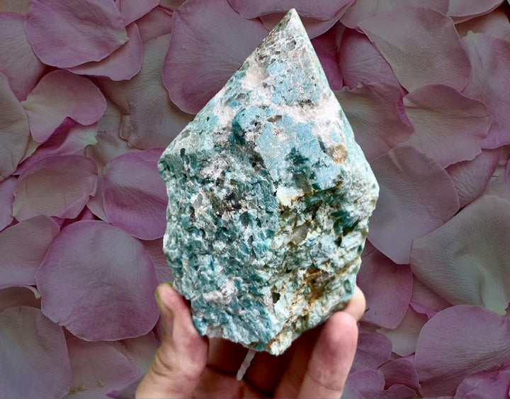 "HEALING GLACIER" Amazonite High Quality Crystal Point
