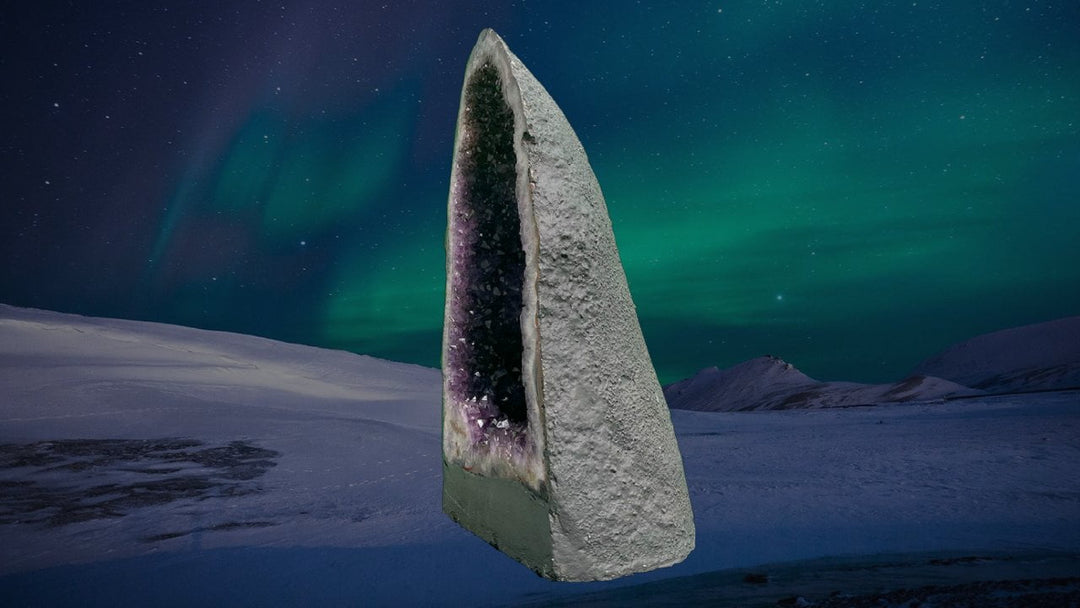 "ONWARDS & UPWARDS" Amethyst Geode Cathedral 17.75 VERY High Quality AG-37