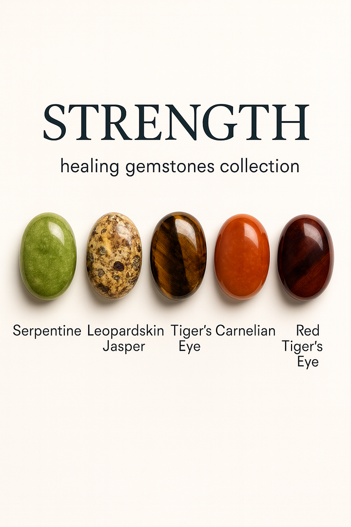 "Strength" Healing Gemstone Collection Bag