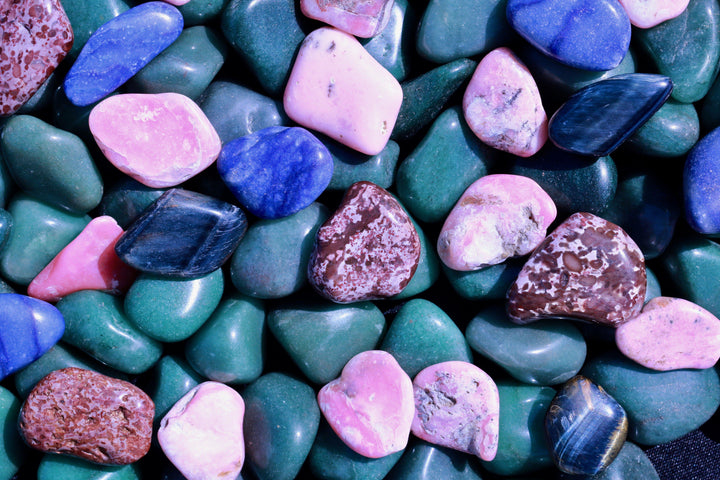 "Mental Clarity / Purity / Discipline" Healing Gemstone Collection Bag