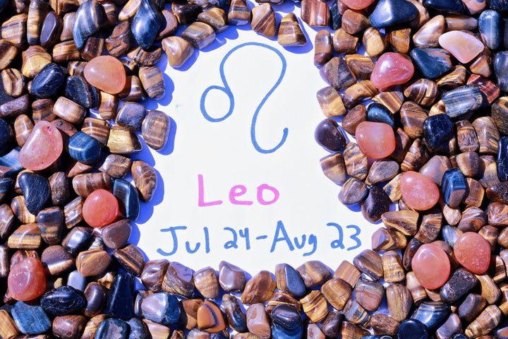 "Leo" Zodiac Sign Gemstone Collection Bag