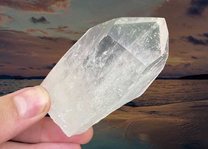 "TEACHINGS FROM ABOVE" Lemurian Quartz High Quality Crystal Point